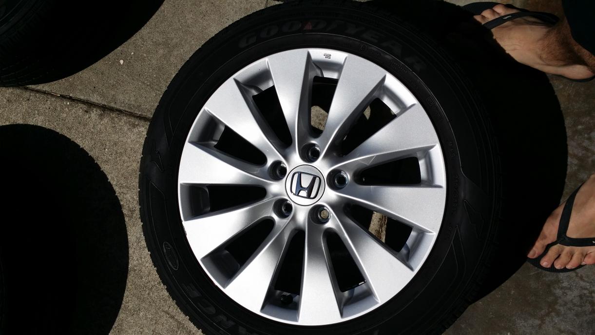 2013 Honda Accord EX Tires and Rims for sale $1000 - Honda Accord Forum ...